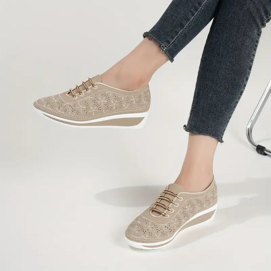 LAYLA™ CASUAL ORTOPDISKE SNEAKERS MED LAVE KILER